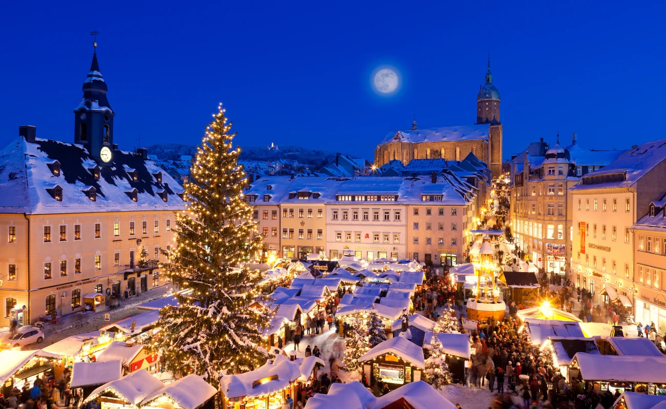Weihnachten im Erzgebirge, Weihnachtsmarkt in Annaberg-Buchholz