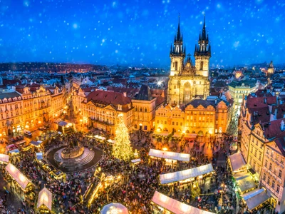 Weihnachtsmarkt Altmarkt Prag
