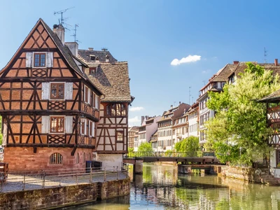 House tanners, Petite France district. Strasbourg, France
