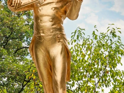 Johann Strauss in stadtpark in Vienna, Austria