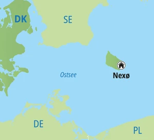 Eine Karte der Reiseroute