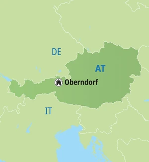 Eine Karte der Reiseroute